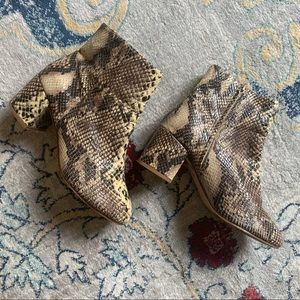 Free People Snakeskin Boots